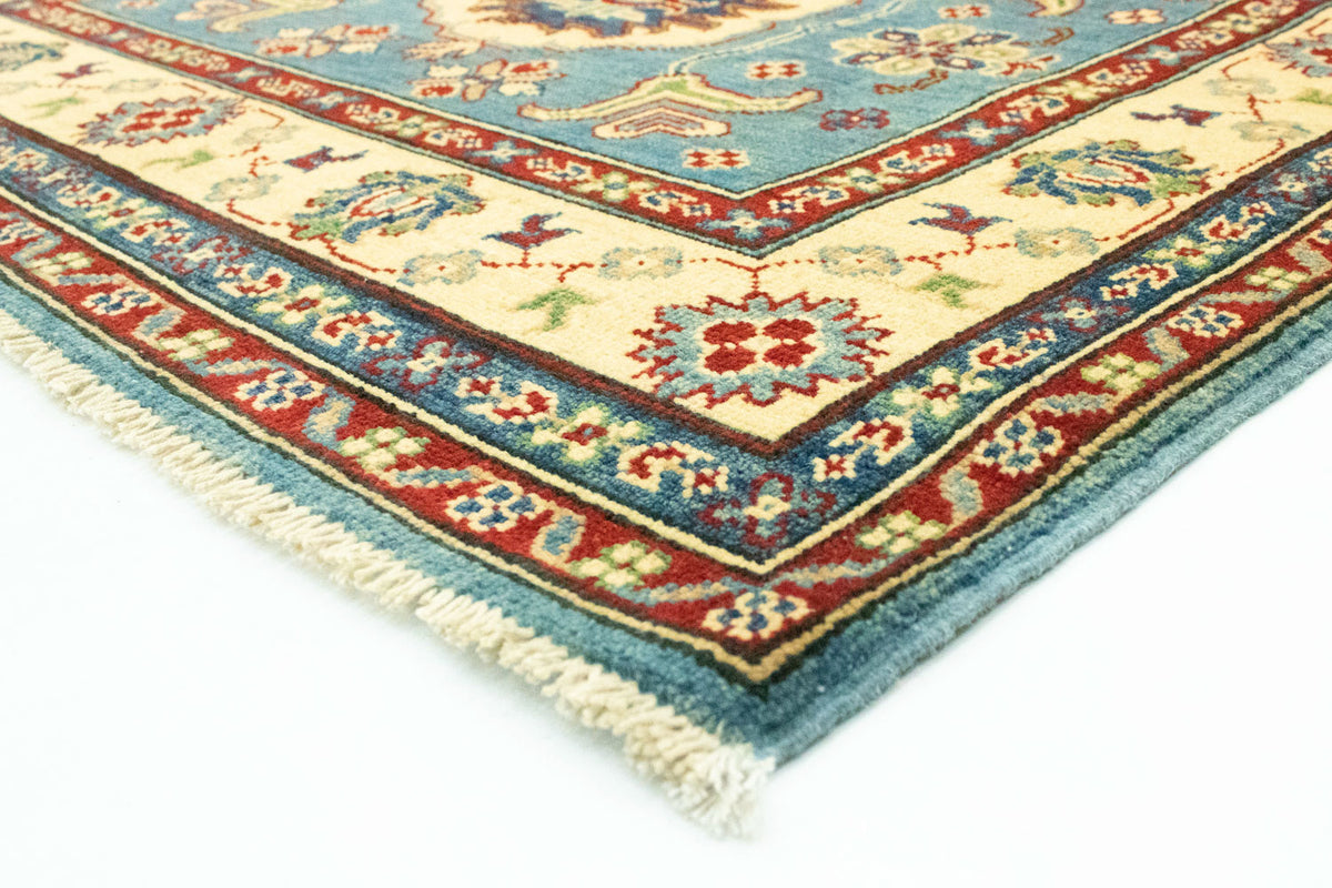 Ziegler Teppich - Kazak 117 x 183 cm - seeblau