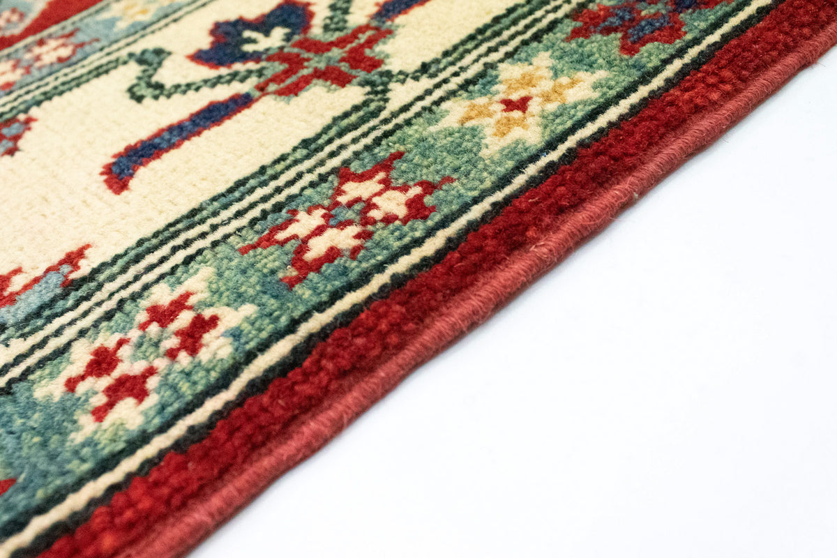 Ziegler Teppich - Kazak 146 x 199 cm - dunkelrot