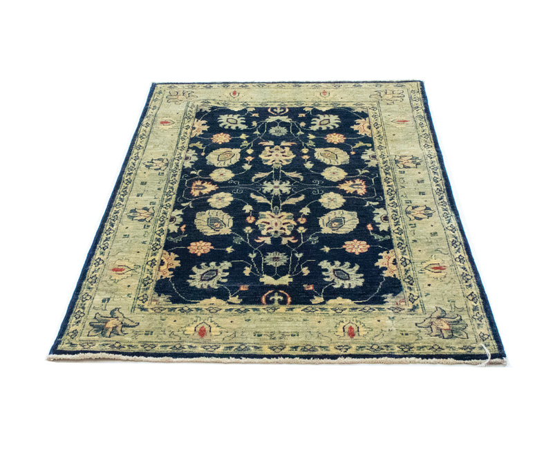 Ziegler Teppich 100 x 149 cm - dunkelblau