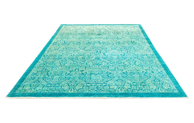 Ziegler Teppich - Modern 208 x 288 cm - seeblau