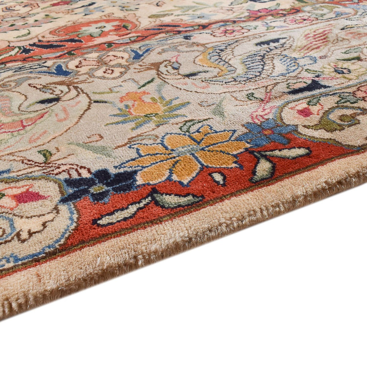 Maschad Teppich 250x380cm - Perserteppich - sand