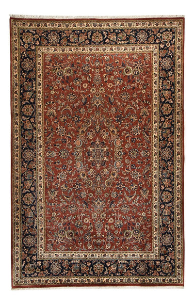 Hamadan Teppich 194x296cm - Perserteppich - dunkelrot