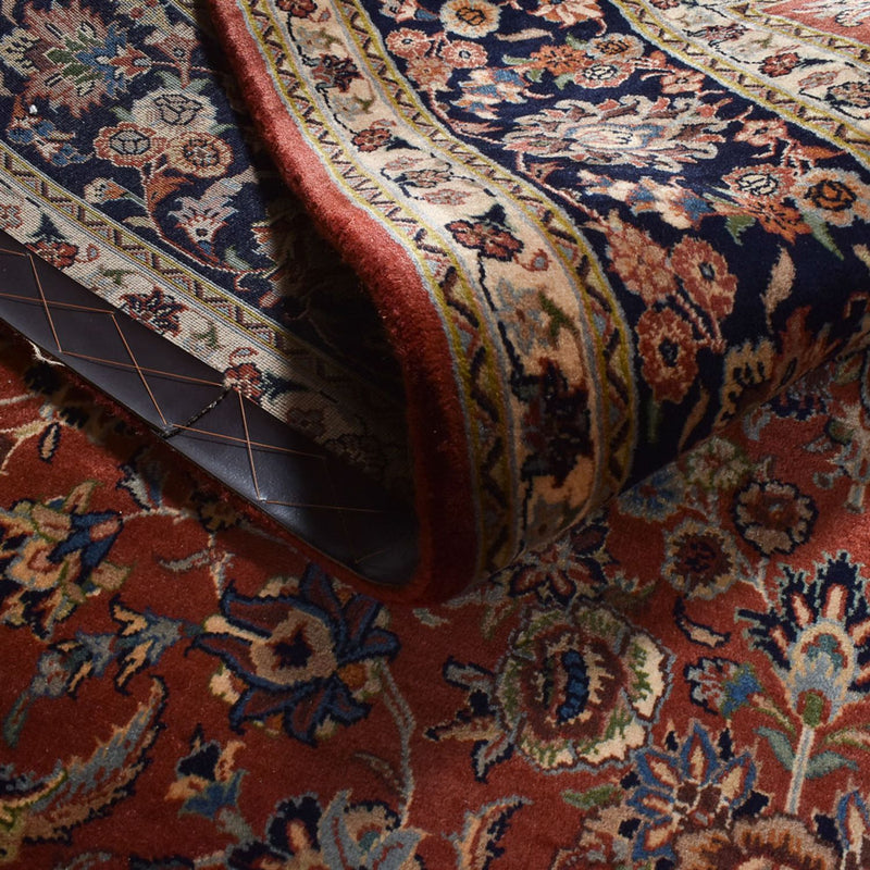 Hamadan Teppich 194x296cm - Perserteppich - dunkelrot