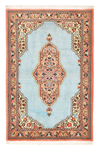 Ghom Teppich 80x117cm - Perserteppich - hellblau – product image
