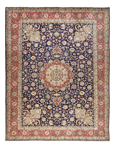 Täbriz - 40 Raj Teppich 300x400cm - Perserteppich - dunkelblau