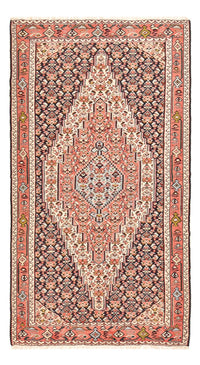 Kelim Senneh Teppich 132x238cm - dunkelbeige – product image