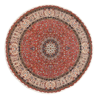 Täbriz - 60 Raj Teppich 300x300cm - Perserteppich - rot