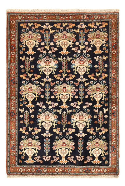 Sharbabak Teppich 114x173cm - Perserteppich - dunkelblau