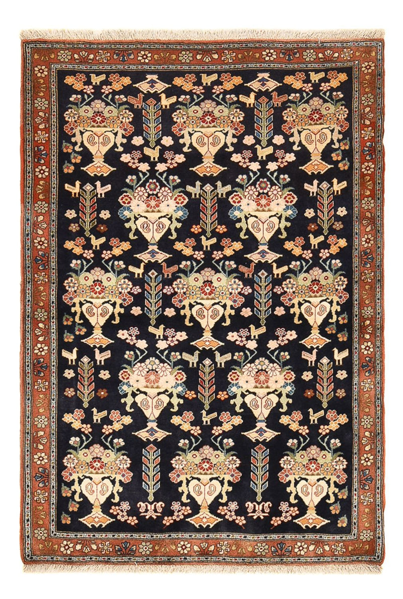 Sharbabak Teppich 114x173cm - Perserteppich - dunkelblau