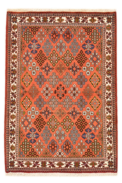 Meymeh Teppich 112x160cm - Perserteppich - hellrot