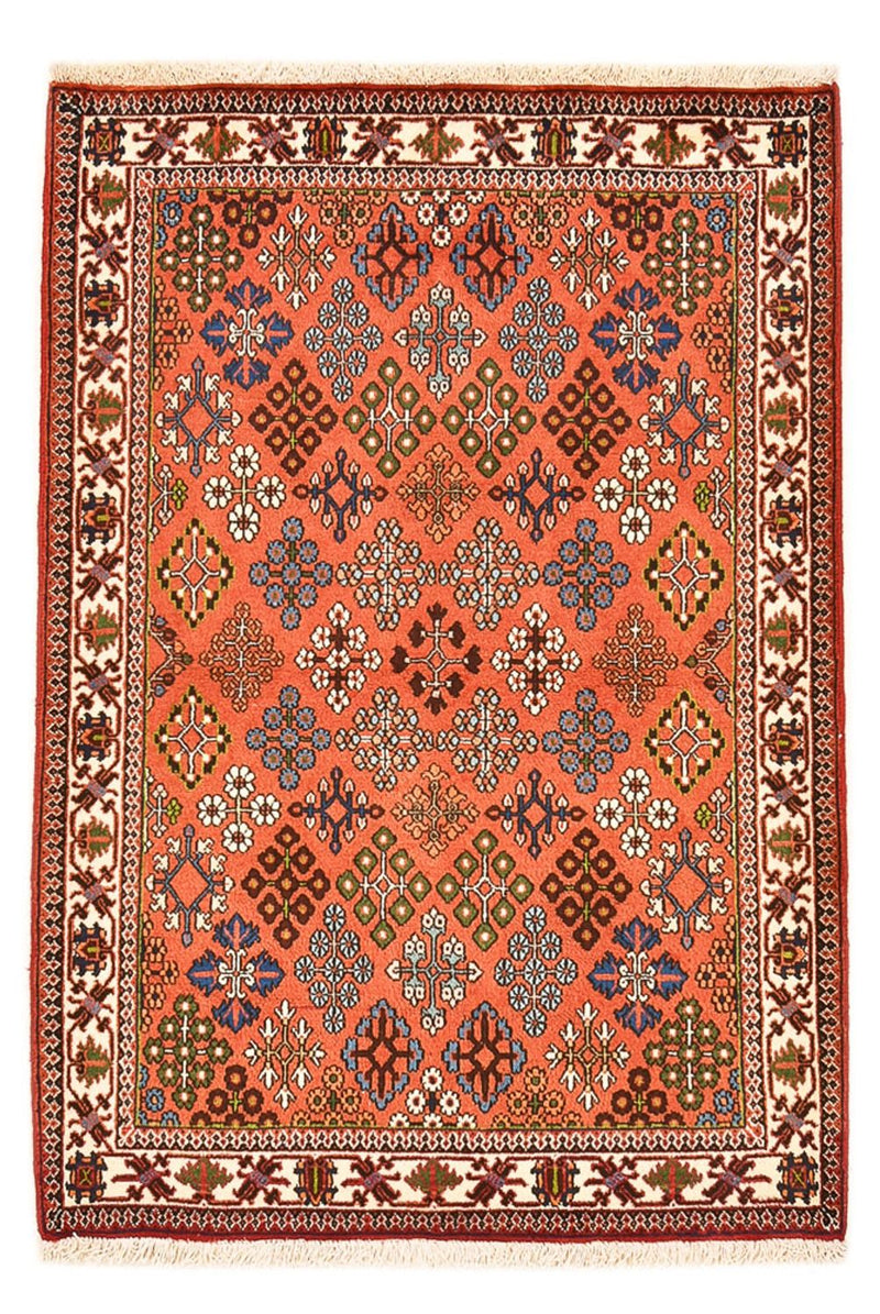 Meymeh Teppich 112x160cm - Perserteppich - hellrot