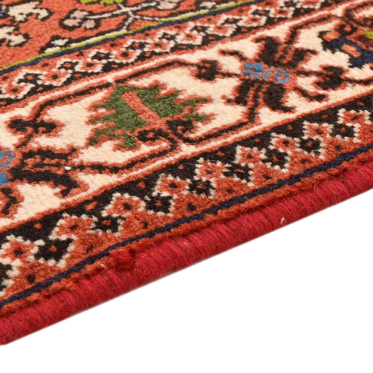Meymeh Teppich 112x160cm - Perserteppich - hellrot