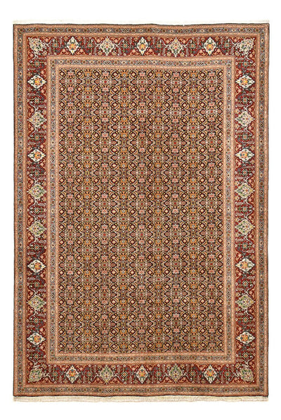 Täbriz - 50 Raj Teppich 200x303cm - Perserteppich - dunkelbeige