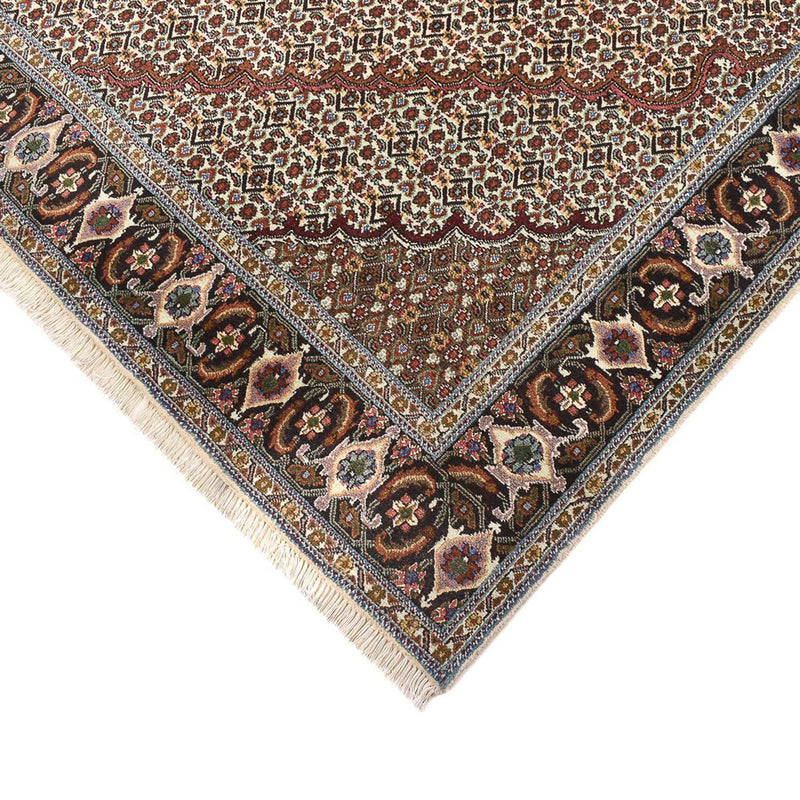 Täbriz - 40 Raj Teppich 200x200cm - Perserteppich - braun