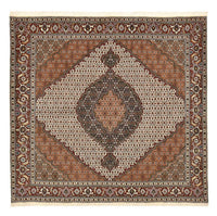 Täbriz - 40 Raj Teppich 198x199cm - Perserteppich - hellbraun – product image