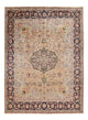 Täbriz - 40 Raj Teppich 303x390cm - Perserteppich - hellbraun