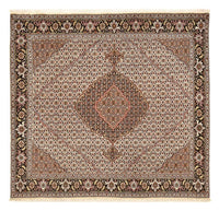 Täbriz - 40 Raj Teppich 194x198cm - Perserteppich - hellbraun – product image