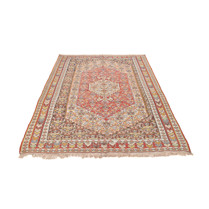 Kelim Seide Teppich 164x260cm - rot