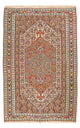 Kelim Seide Teppich 160x258cm - hellrot