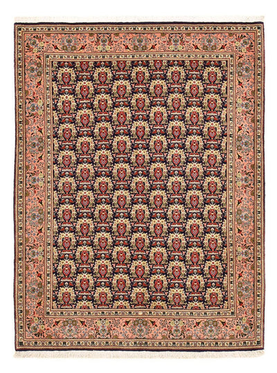 Täbriz - 50 Raj Teppich 141x196cm - Perserteppich - rost