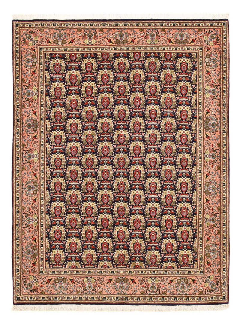 Täbriz - 50 Raj Teppich 141x196cm - Perserteppich - rost