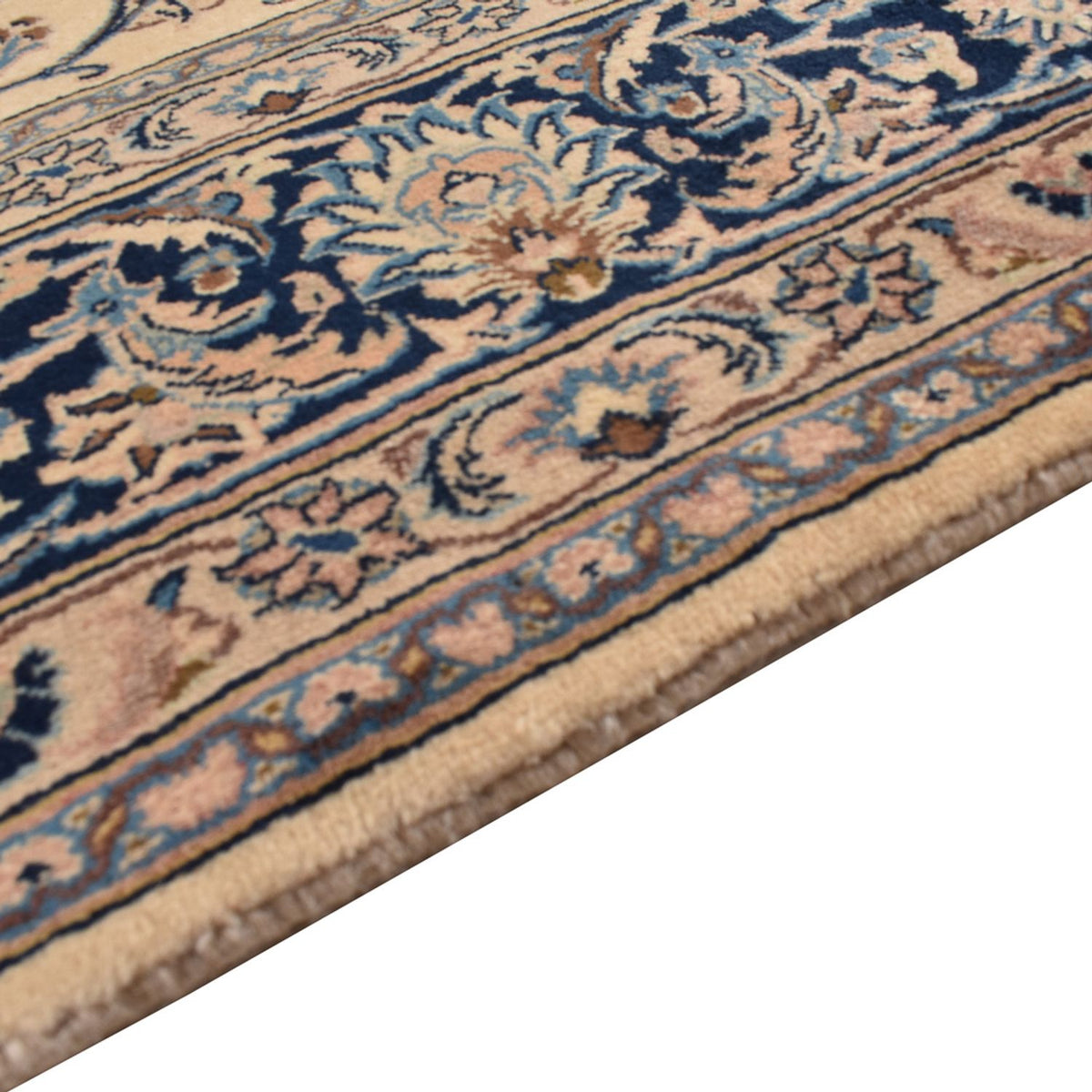 Maschad Teppich 196x294cm - Perserteppich - dunkelbeige