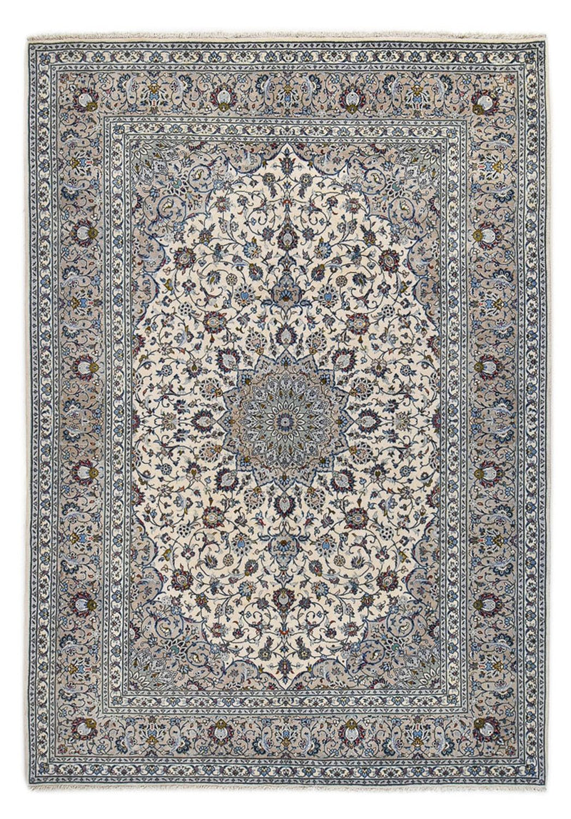 Keshan Teppich 240x350cm - Perserteppich - grau