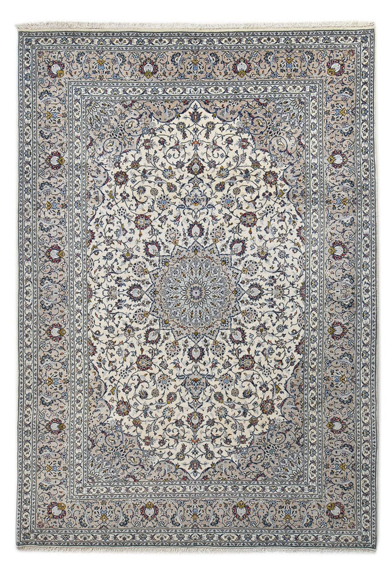 Keshan Teppich 244x354cm - Perserteppich - grau