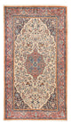 Hamadan Teppich 129x226cm - Perserteppich - hellbeige