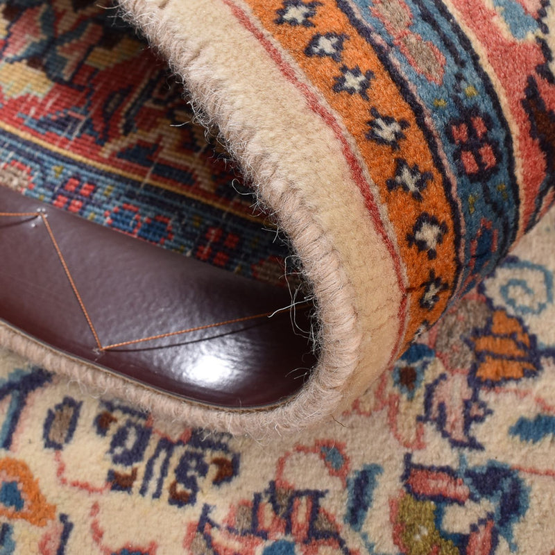 Hamadan Teppich 129x226cm - Perserteppich - hellbeige