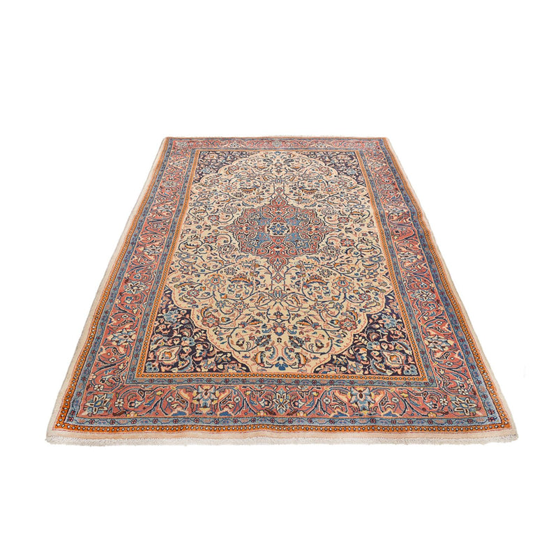 Hamadan Teppich 129x226cm - Perserteppich - hellbeige