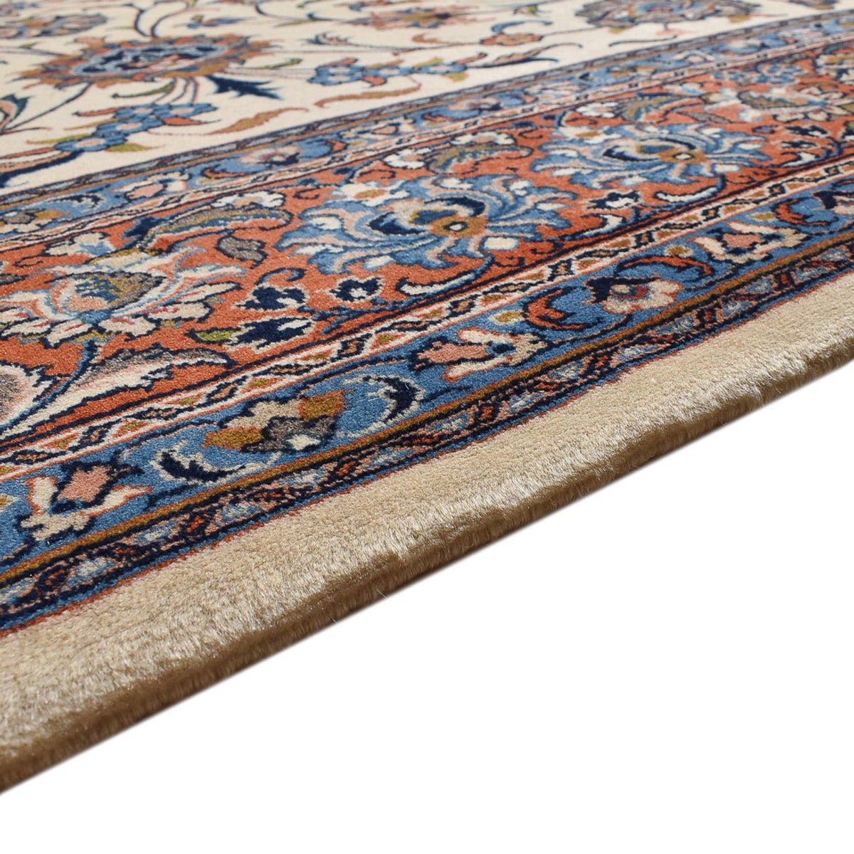 Sarough Teppich 251x356cm - Perserteppich - hellbeige