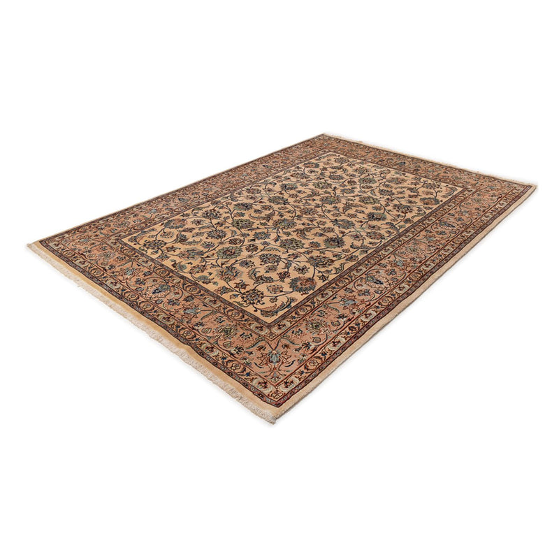 Maschad Teppich 202x300cm - Perserteppich - hellbeige