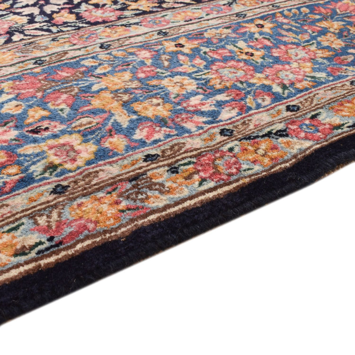 Rafsanjan Teppich 177x237cm - Perserteppich - dunkelbraun