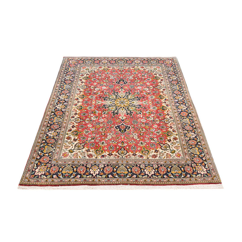 Täbriz - 50 Raj Teppich 147x198cm - Perserteppich - rot