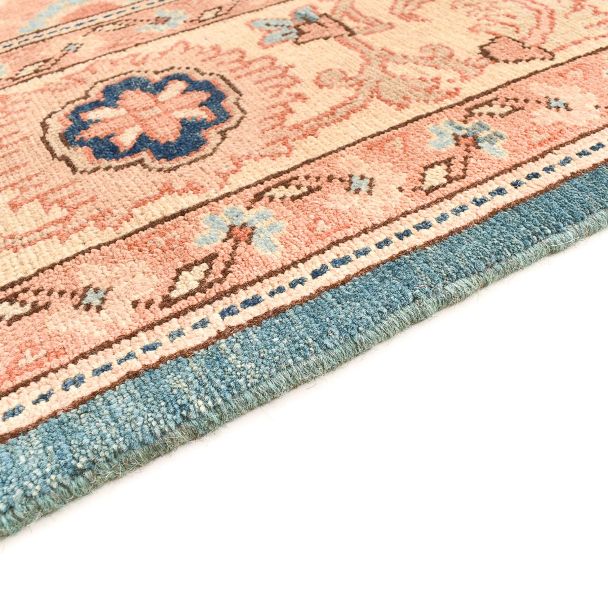 Ziegler Teppich 210x284cm - Orientteppich - hellblau