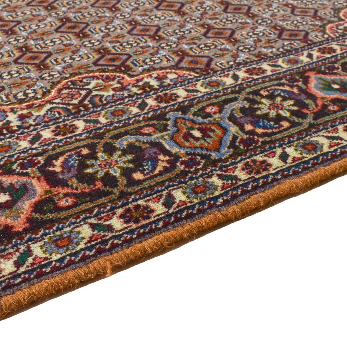 Täbriz - 40 Raj Teppich 150x214cm - Perserteppich - sand