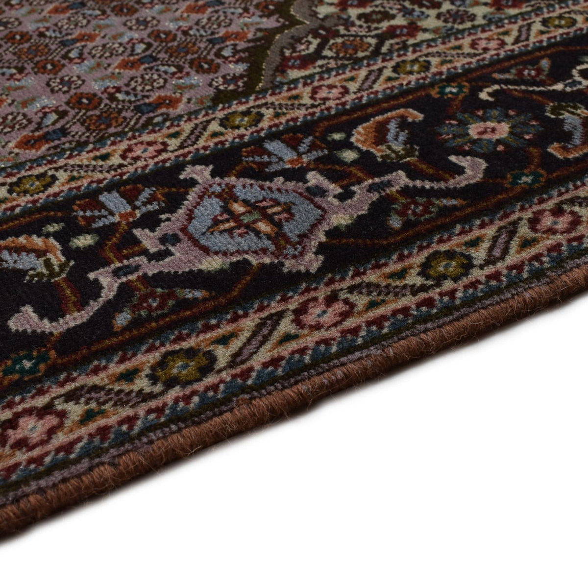 Täbriz - 40 Raj Teppich 156x197cm - Perserteppich - hellrot