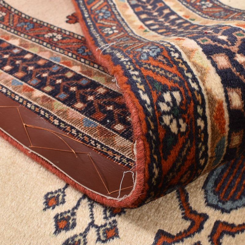 Afshar Sirjan Teppich 195x230cm - Perserteppich - beige