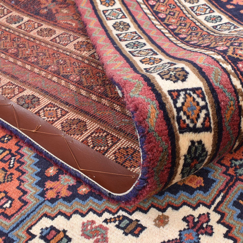 Afshar Sirjan Teppich 178x245cm - Perserteppich - hellrot