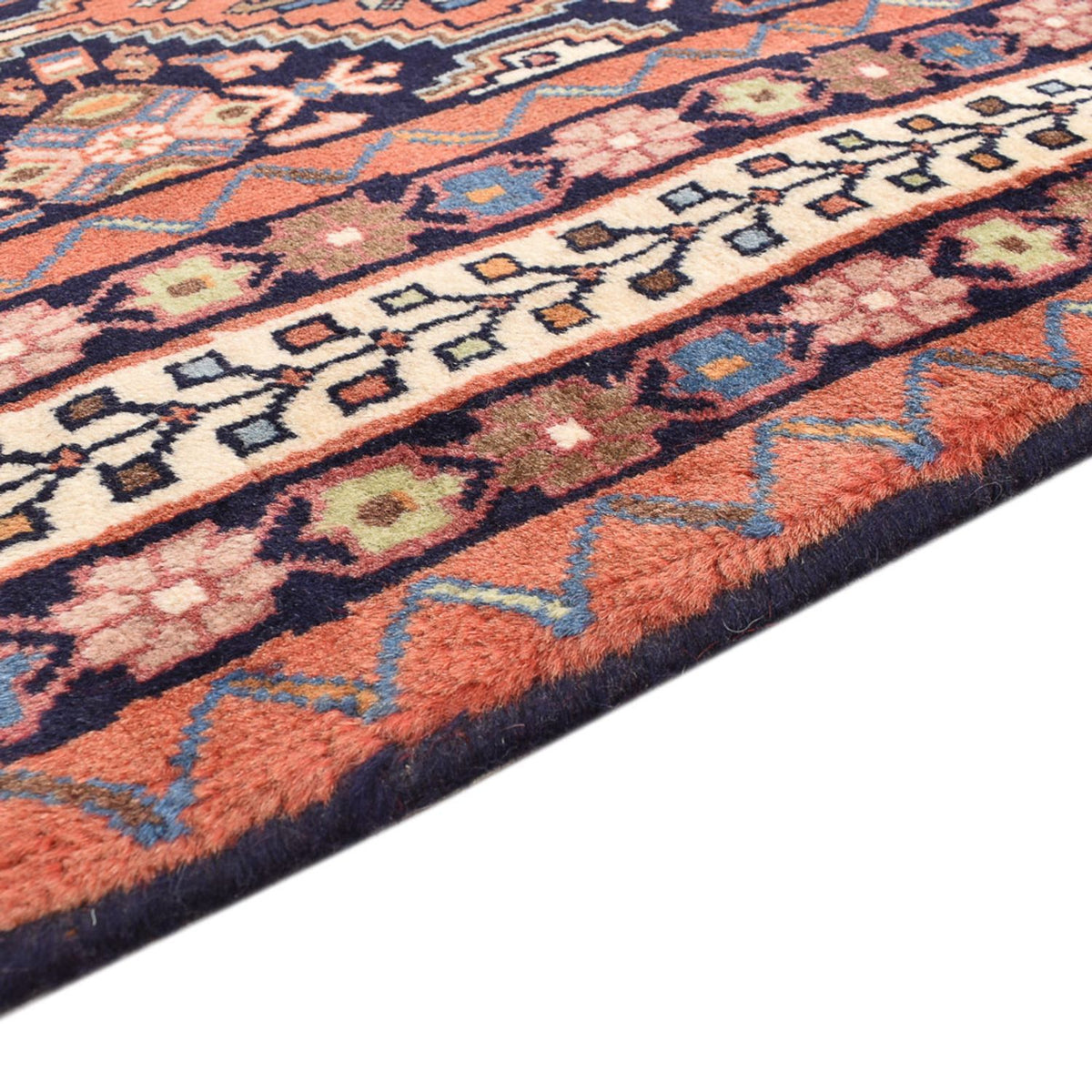 Afshar Sirjan Teppich 180x241cm - Perserteppich - hellrot