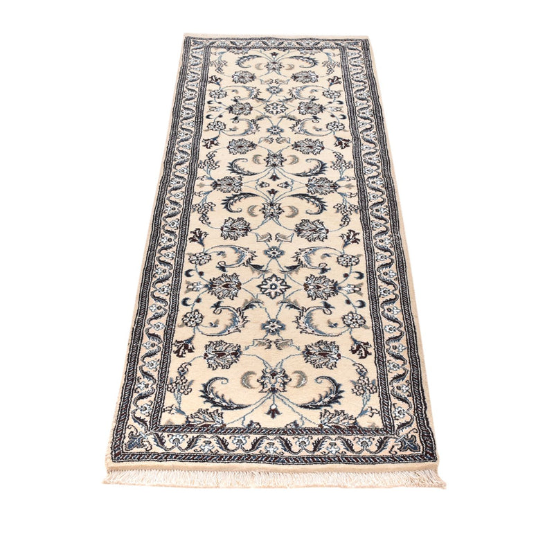 Läufer Perser - Nain - Royal - 63 x 202 cm - creme