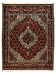 Täbriz - 40 Raj Teppich 155x200cm - Perserteppich - dunkelrot