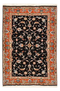 Täbriz - 50 Raj Teppich 102x150cm - Perserteppich - dunkelblau – product image