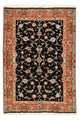 Täbriz - 50 Raj Teppich 102x150cm - Perserteppich - dunkelblau