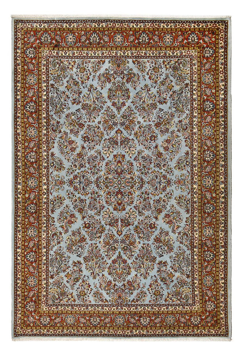 Sarough Teppich 205x300cm - Perserteppich - hellblau