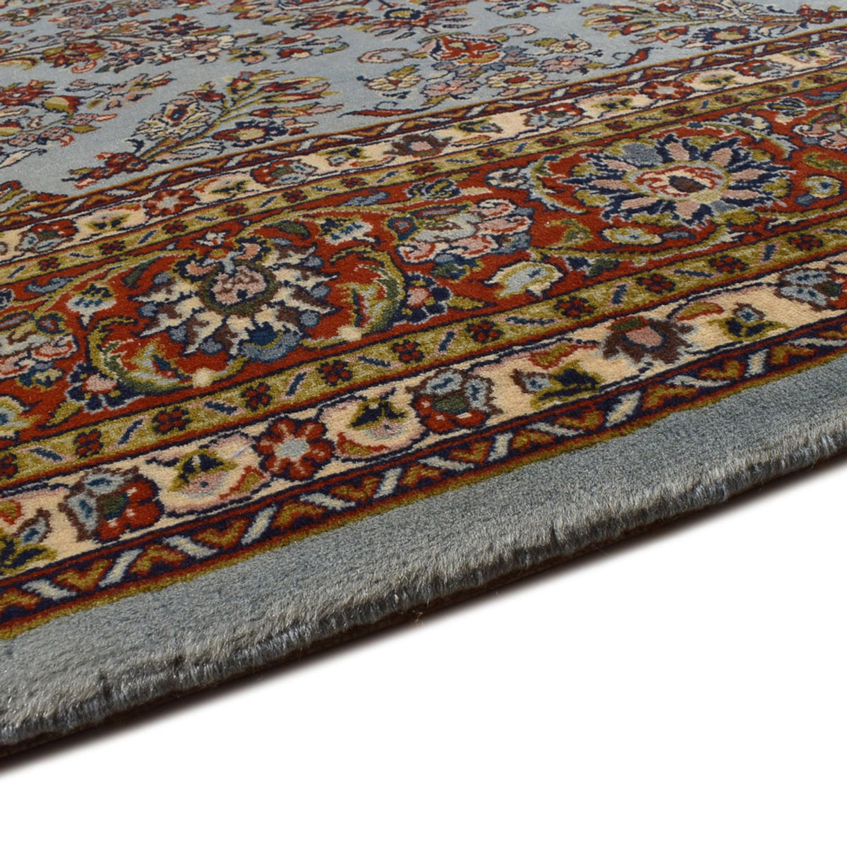 Sarough Teppich 205x300cm - Perserteppich - hellblau