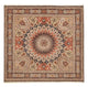 Täbriz - 50 Raj Teppich 248x252cm - Perserteppich - dunkelbeige