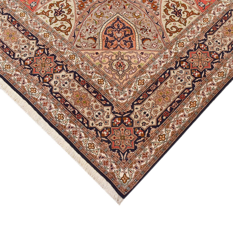 Täbriz - 50 Raj Teppich 248x252cm - Perserteppich - dunkelbeige