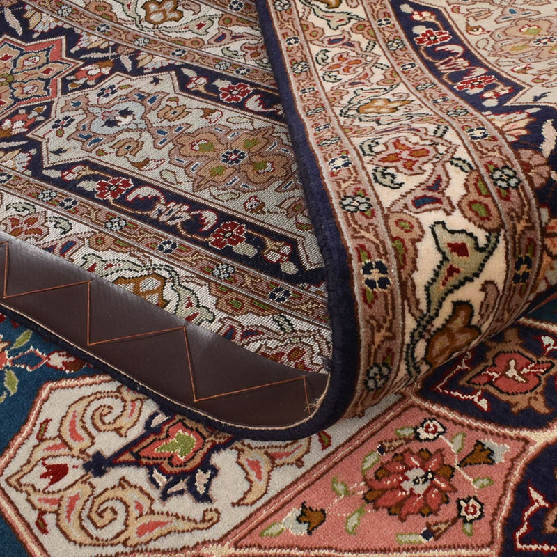 Täbriz - 50 Raj Teppich 248x252cm - Perserteppich - dunkelbeige